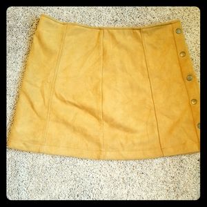 Forever 21 suede skirt (size L)